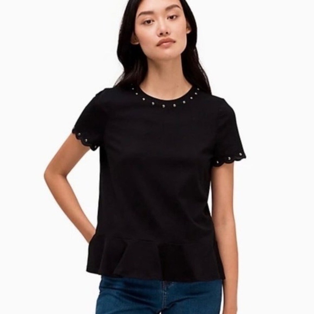 Kate Spade Stud Embellished Tee